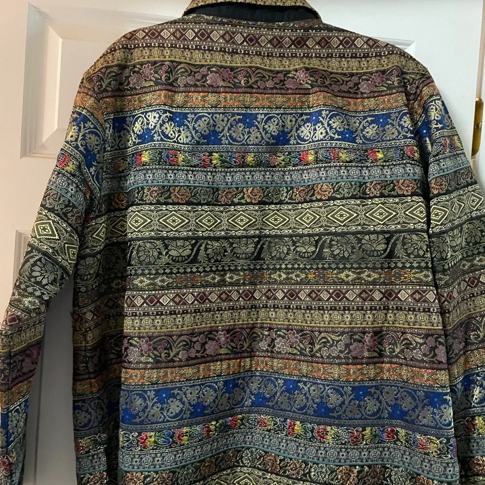 Chico's Multicolor Patterned Jacket - Picture 6 of 6